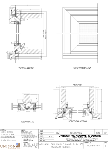 Standard Subsill - Unison Windows