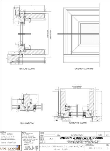 Heavy Subsill - Unison Windows