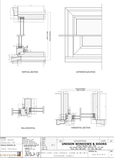 Standard Subsill - Unison Windows