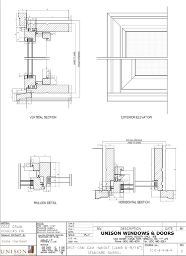 Standard Subsill - Unison Windows